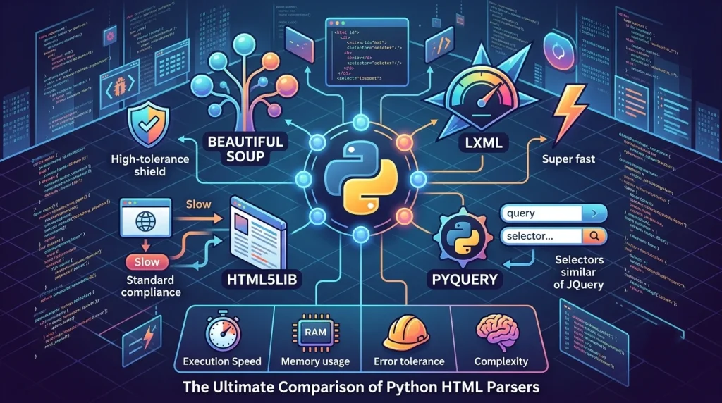 Niuproxy guide ultimate comparison of Python HTML parsers for web scraping