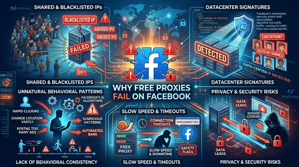 Niuproxy Facebook proxy types and pricing comparison